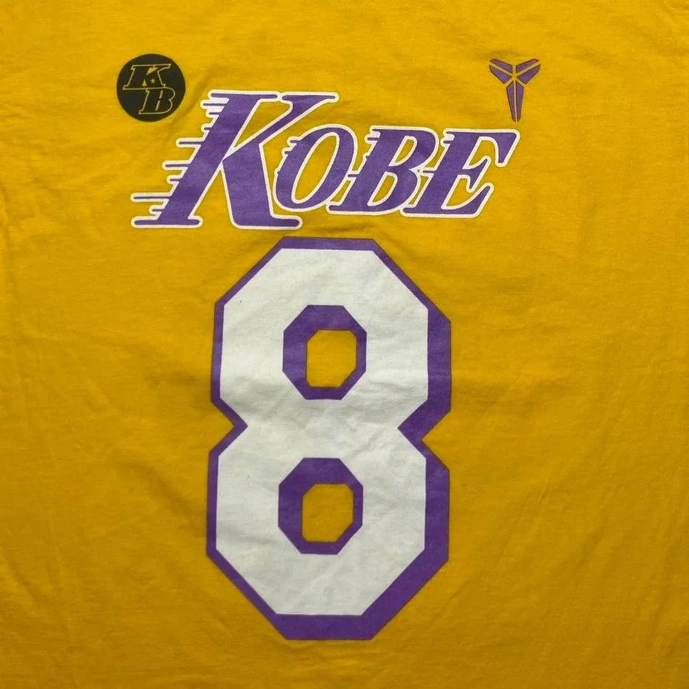 LA Lakers x Kobe Bryant Mamba Out tribute shirt